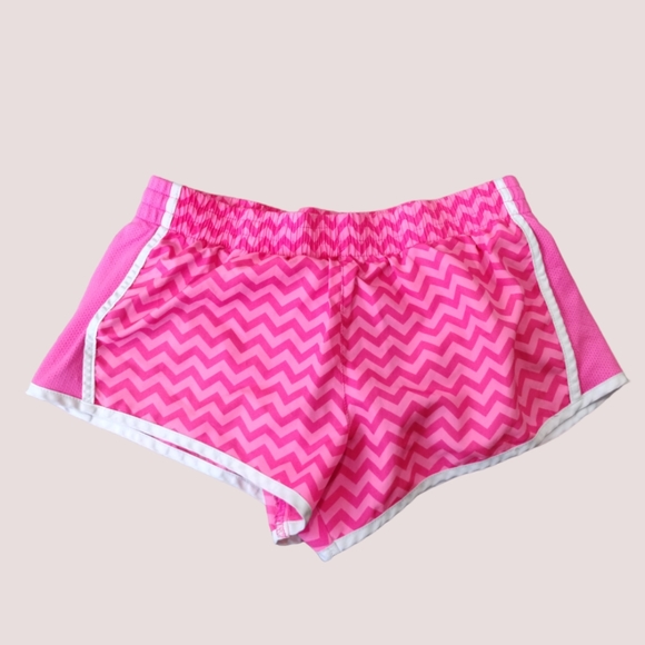 SO Other - •So Athletic Hot Pink zig zag Shorts Girl Small